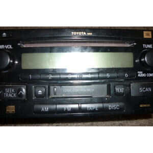 2004 - 2007 TOYOTA JBL HIGHLANDER RADIO CD CASSETTE PLAYER 86120-48500 OEM 16833